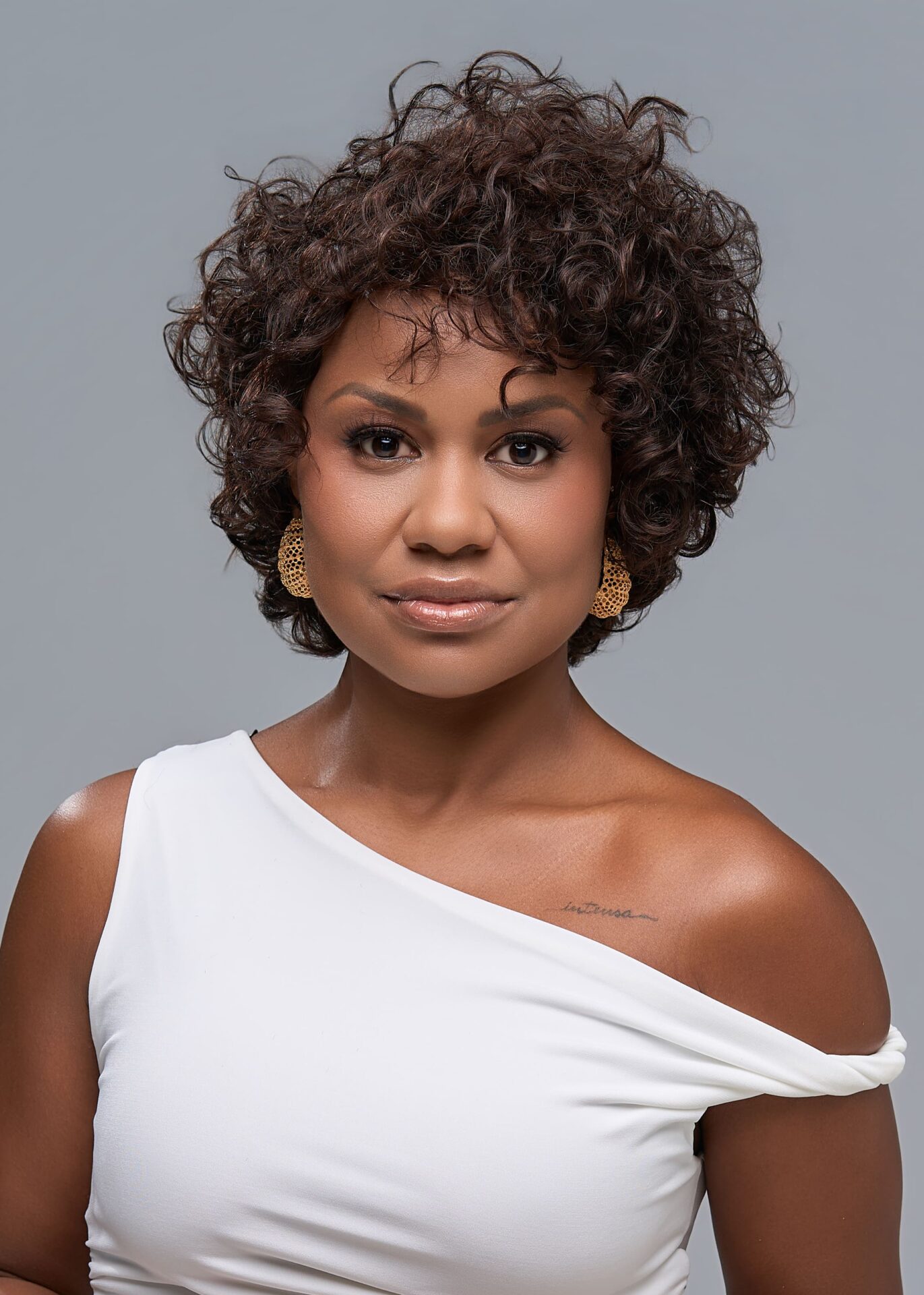 Wig Cléo Humana Castanho Escuro (3)